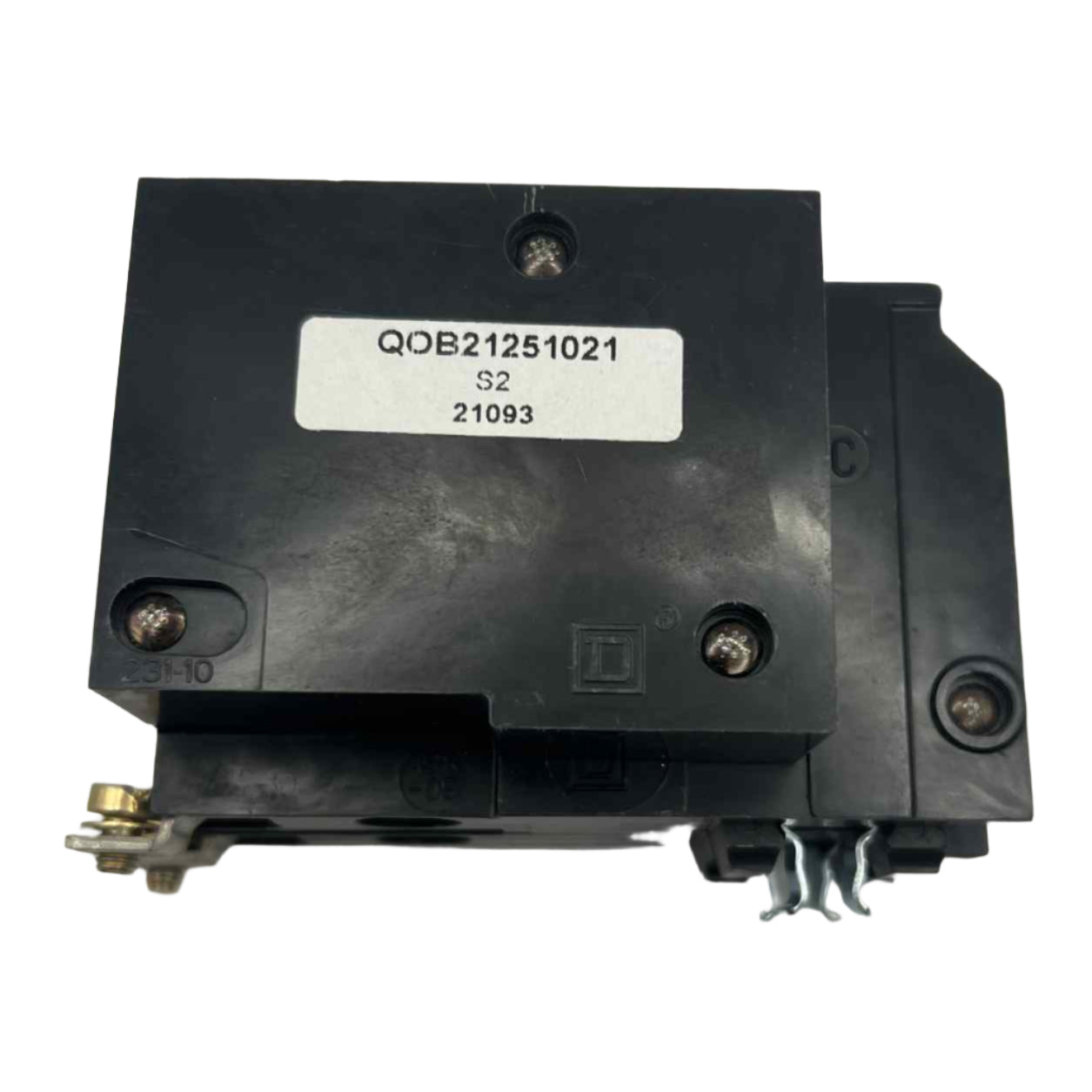Square D QO 125 Amp, 2 Pole, Bolt-On Circuit Breaker With Shunt Trip