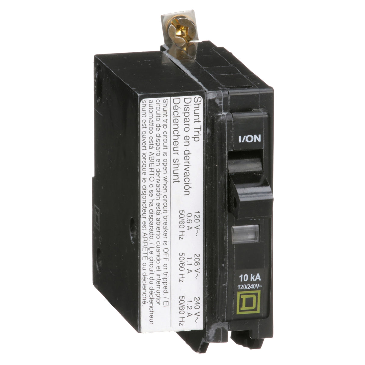 Square D QO 30 Amp, 1 Pole, Bolt-On Circuit Breaker With Shunt Trip