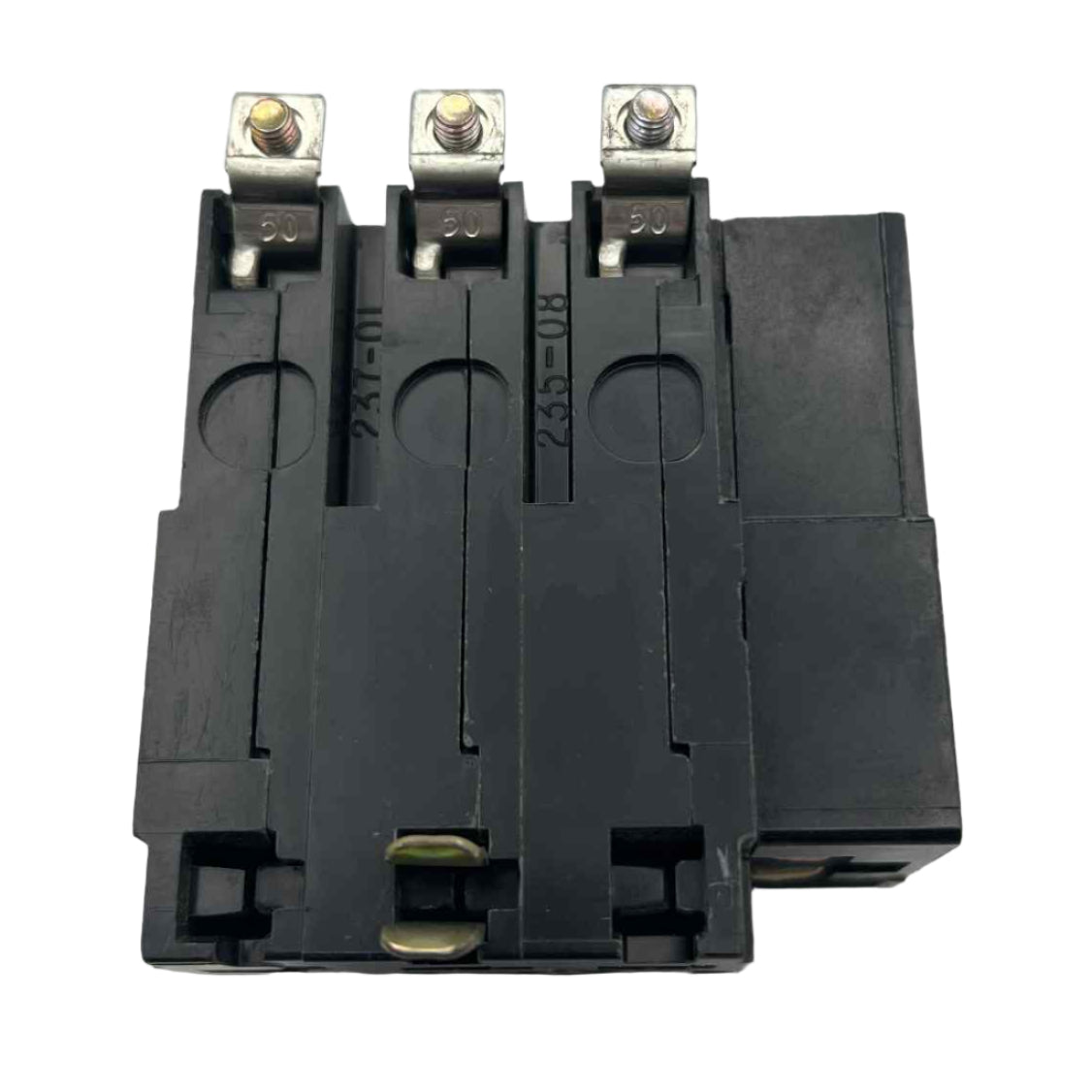 Square D QO 50 Amp, 3 Pole, Bolt-On Circuit Breaker With Shunt Trip, Ring Tongue