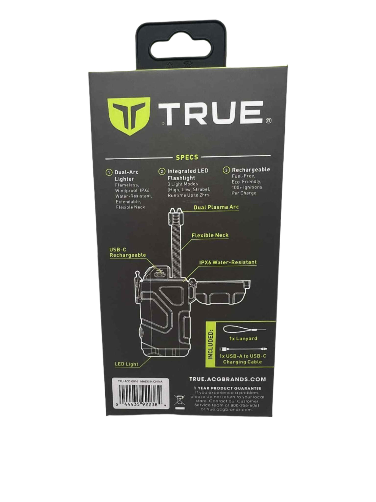 TRUE Rechargeable Plasma Lighter XRL & Pocket Light | Flameless, Fuel-Free, & Windproof