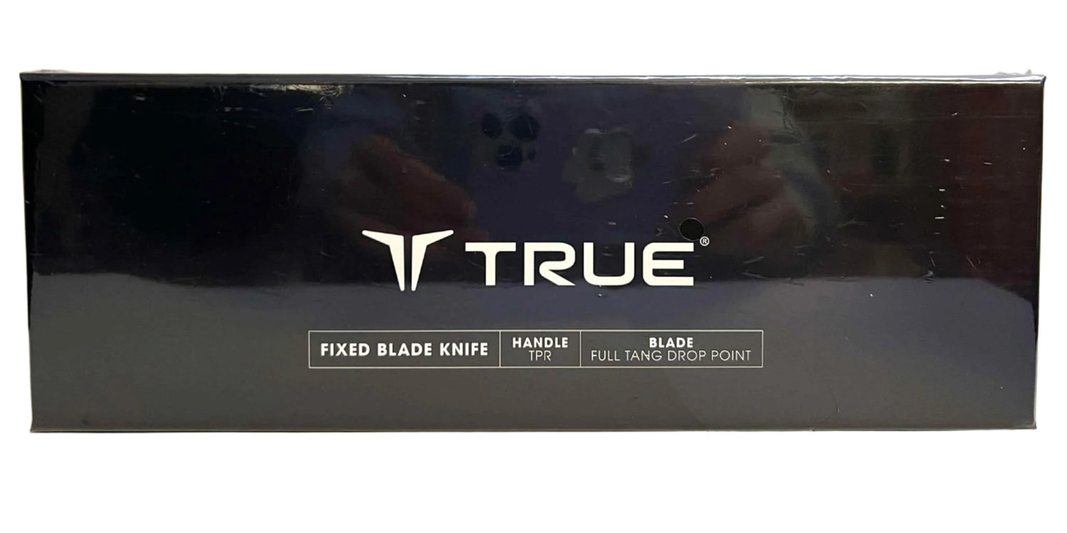 True Fixed Blade Knife with Molded Sheath
