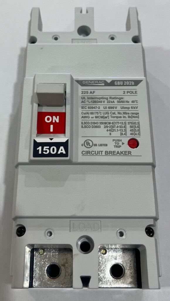 Generac GBU202b - 150 Amp Circuit Breaker