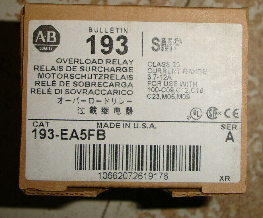 Allen-Bradley 193EA5FB - Overload Relay