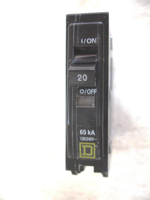 Square D QHB120 - 20 Amp, 65kA, Bolt-On Circuit Breaker