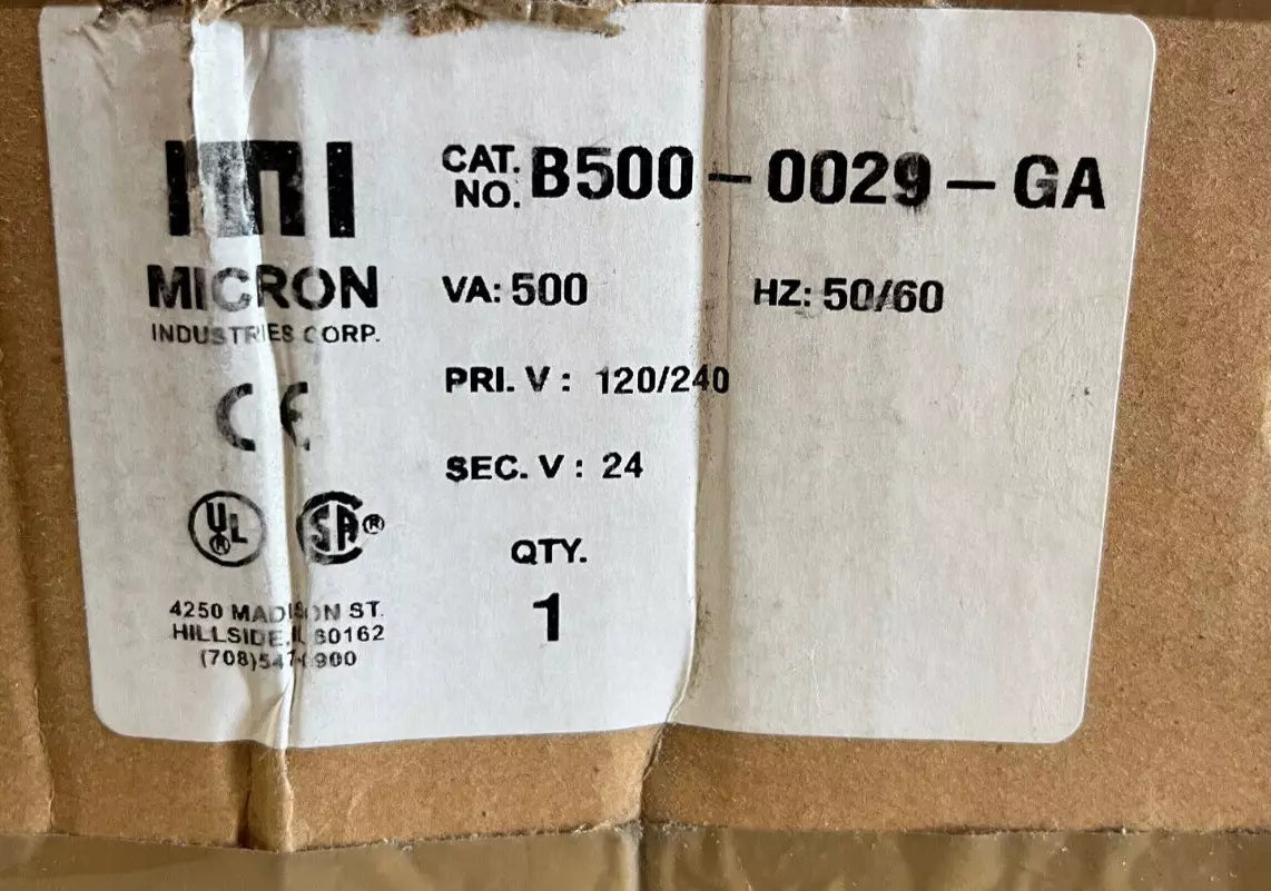 Micron 500VA Control Transformer