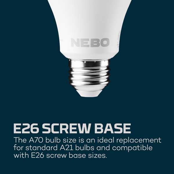 Nebo Blackout Backup Emergency Bulbs 2-Pack