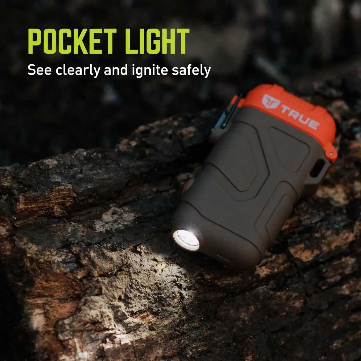 TRUE Rechargeable Plasma Lighter XRL & Pocket Light | Flameless, Fuel-Free, & Windproof