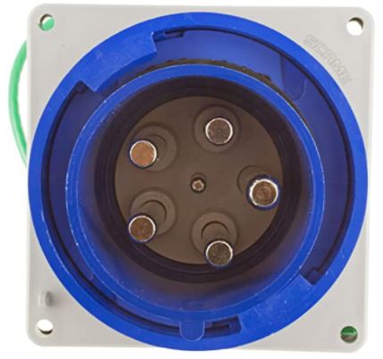 Leviton 5100B9W - 100 Amp Pin and Sleeve Inlet