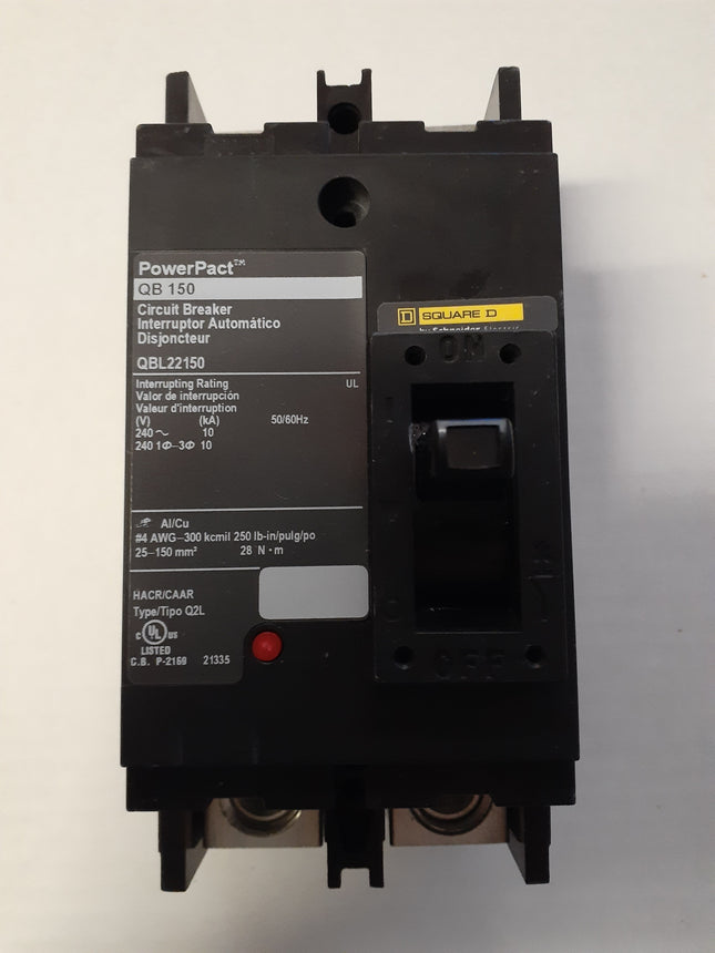 Square D QBL22150 - 150 Amp PowerPact Circuit Breaker