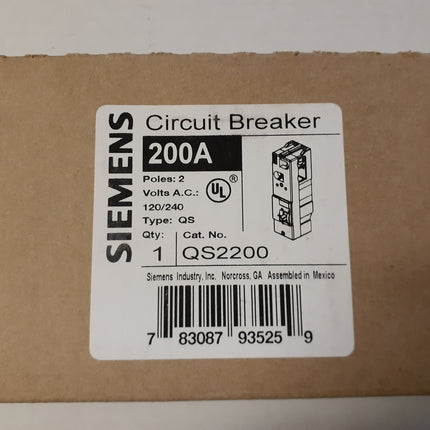 Siemens QS2200 - 200 Amp Circuit Breaker