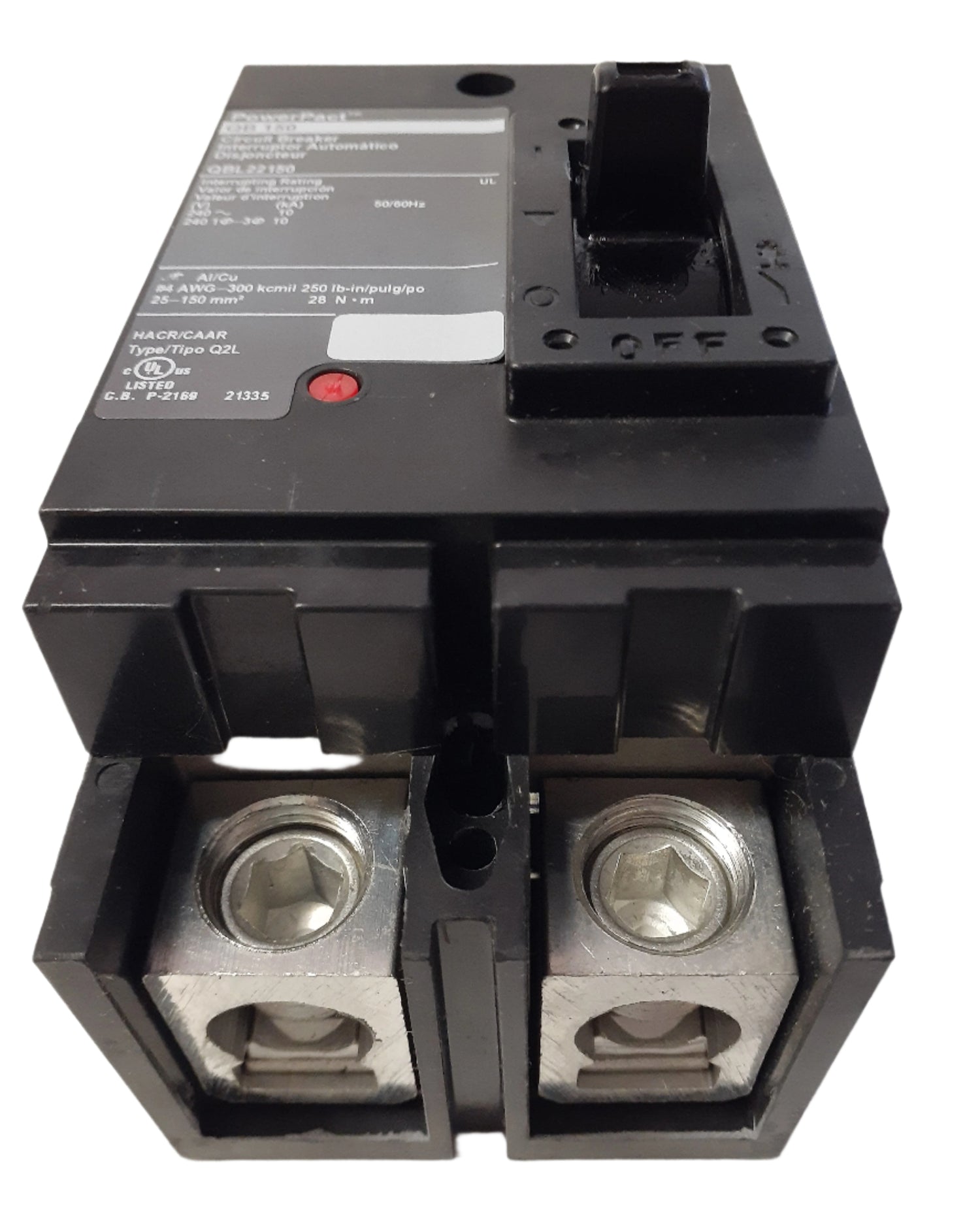 Square D QBL 150 Amp, 2 Pole PowerPact Circuit Breaker