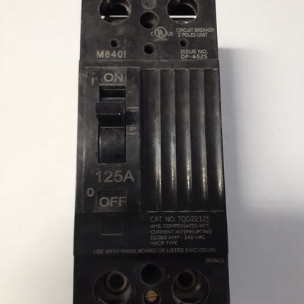 GE TQD22125WL - 125 Amp Main Circuit Breaker