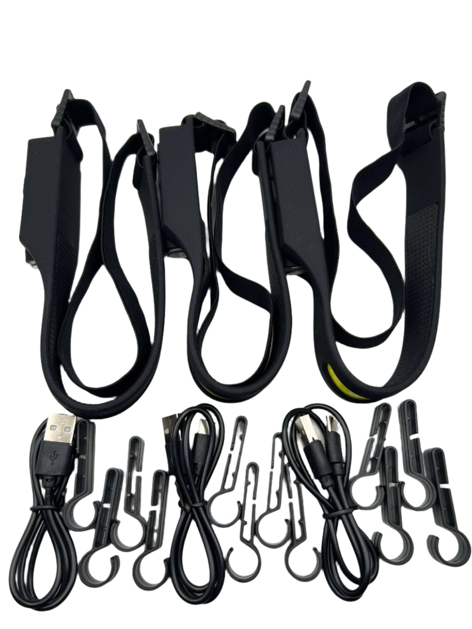 230° USB Rechargeable & Sensor Headlamp 3-Pack