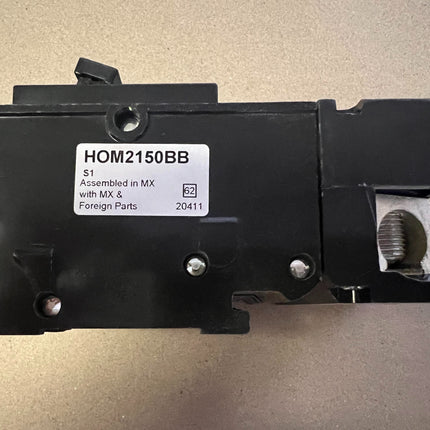 Square D HOM2150BB - 150 Amp Plug-In Branch Circuit Breaker