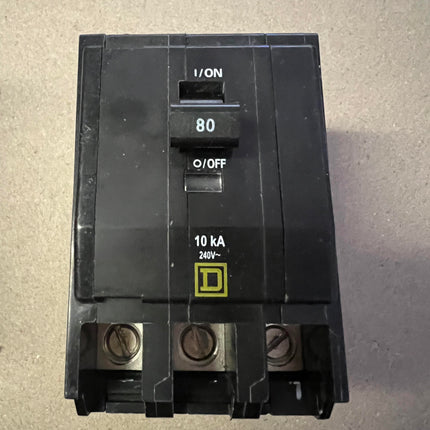 Square D QO380 - 80 Amp Circuit Breaker