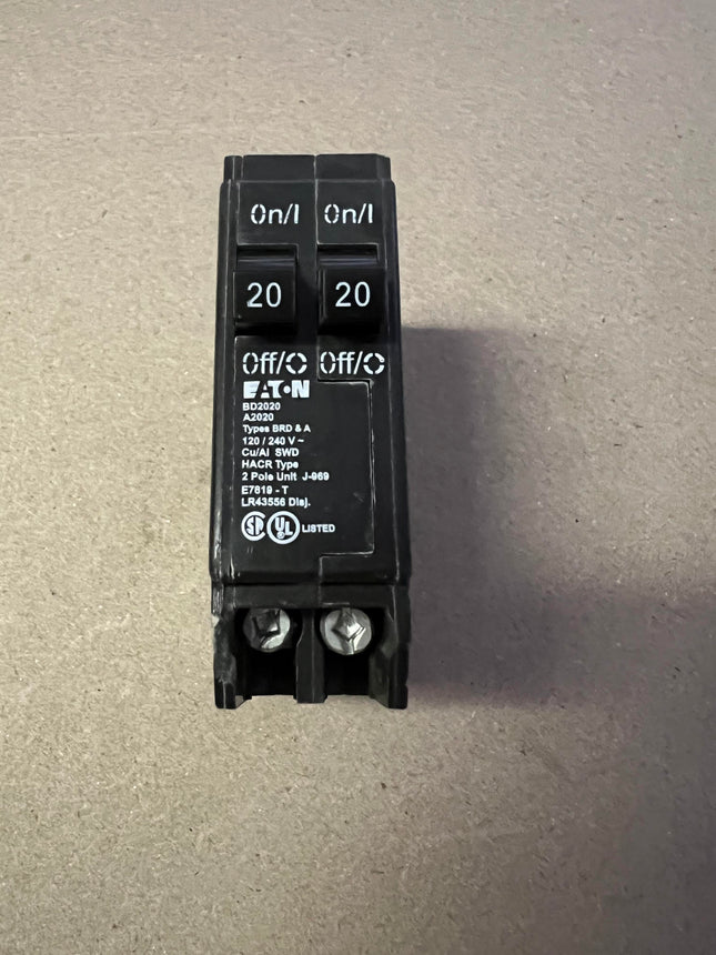 Eaton BD2020 - 20 Amp Tandem Circuit Breaker