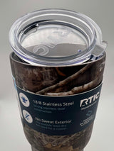 RTIC 20 oz. Camo Tumbler with Lid