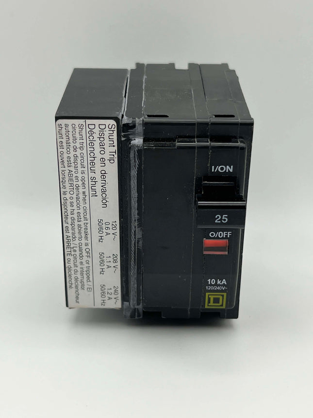 Square D QO2251021 - 25 Amp Circuit Breaker With Shunt Trip