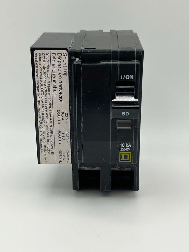 Square D QO2801021 - 100 Amp Circuit Breaker With Shunt Trip