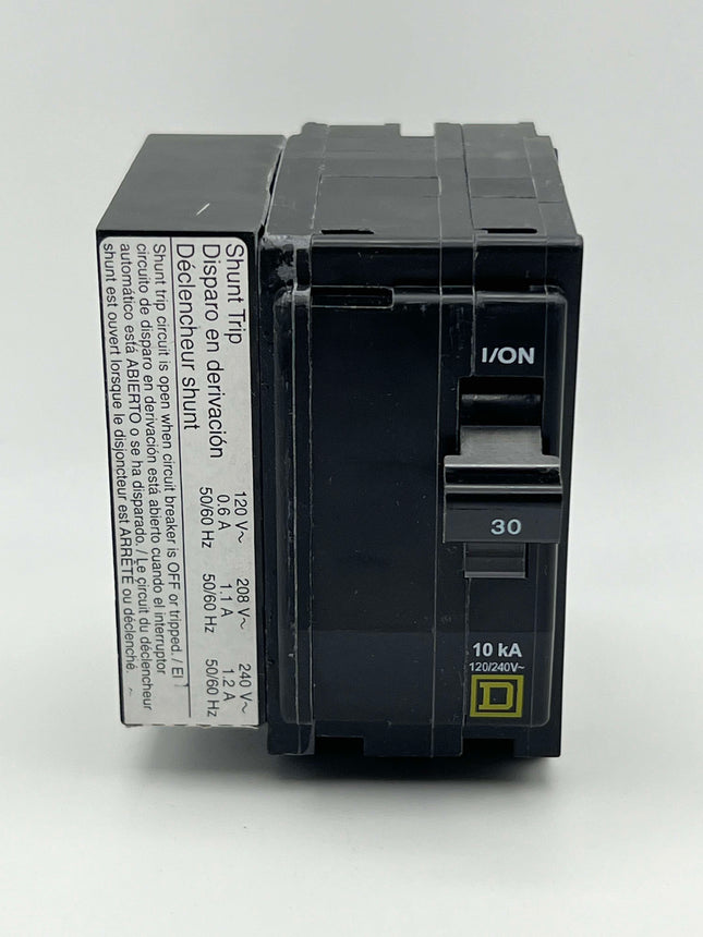 Square D QO2301021 - 30 Amp Circuit Breaker With Shunt Trip