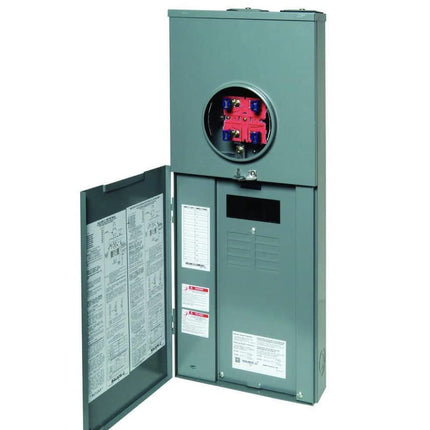 Schneider Electric QC816F200C - 200 Amp, 8 Space Meter Main Combo