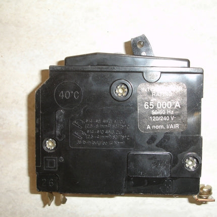 Square D QHB120 - 20 Amp, Bolt-On Circuit Breaker