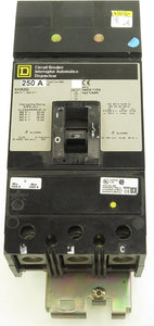 Square D KH36250 - 250 Amp, 600V I-Line Circuit Breaker