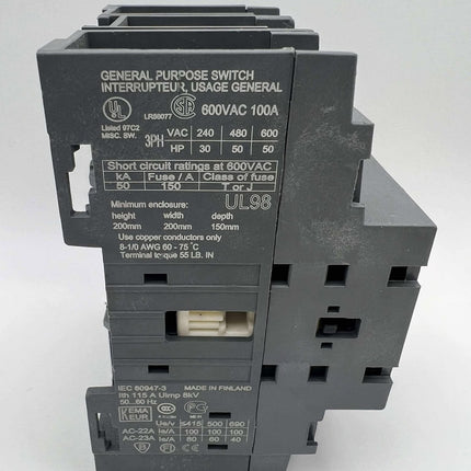 ABB OT100E3 Disconnect Switch