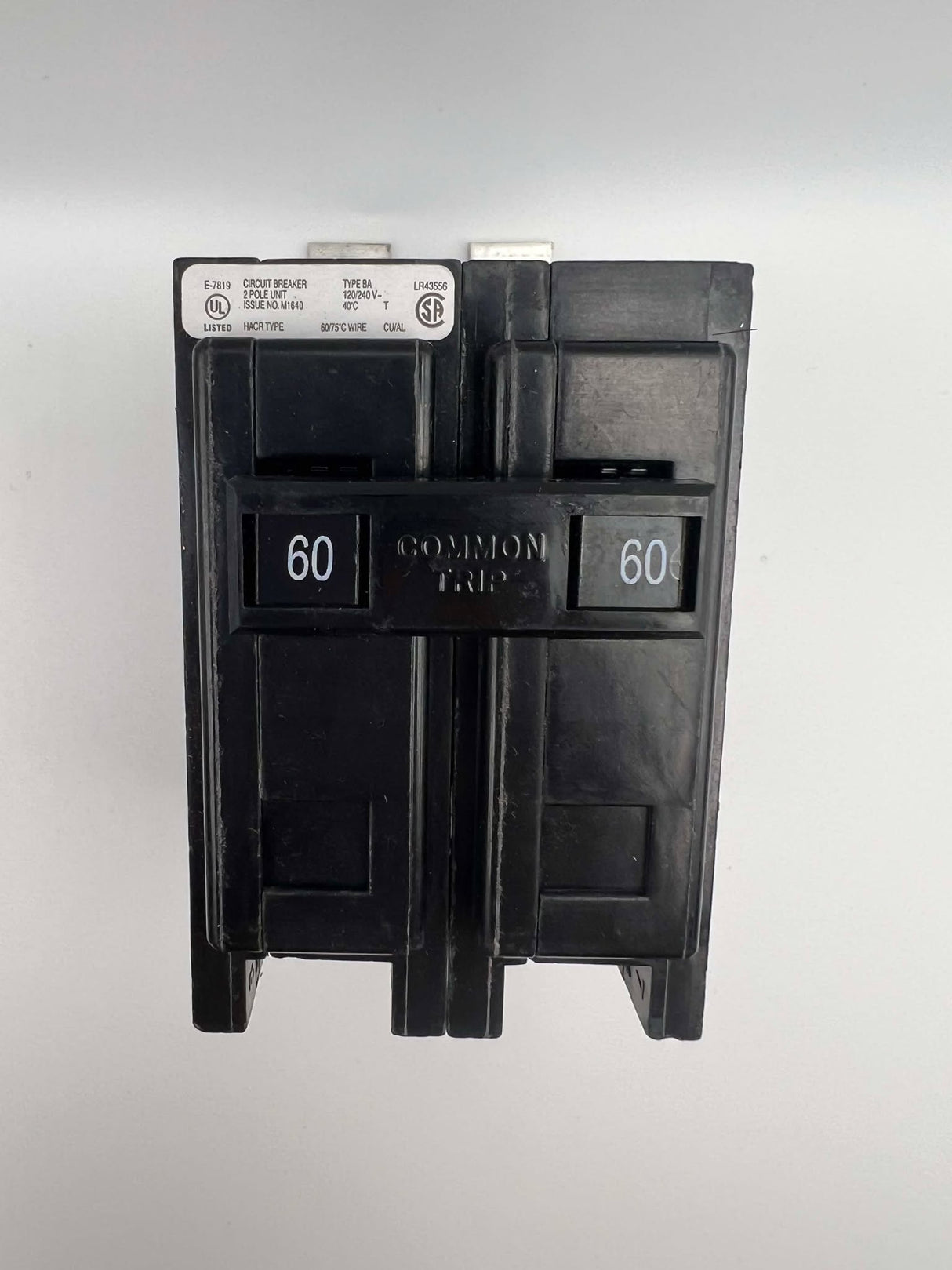 Eaton BAB2060 - 60 Amp Bolt-On Circuit Breaker