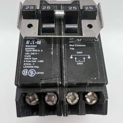 Eaton BQ225225 - 25 Amp Quadplex Circuit Breaker