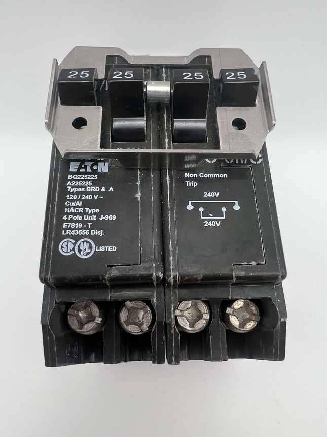 Eaton BQ225225 - 25 Amp Quadplex Circuit Breaker