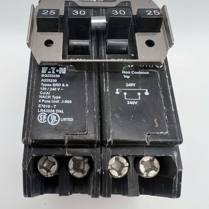 Eaton BQ225230 - 25/30 Amp Quadplex Circuit Breaker