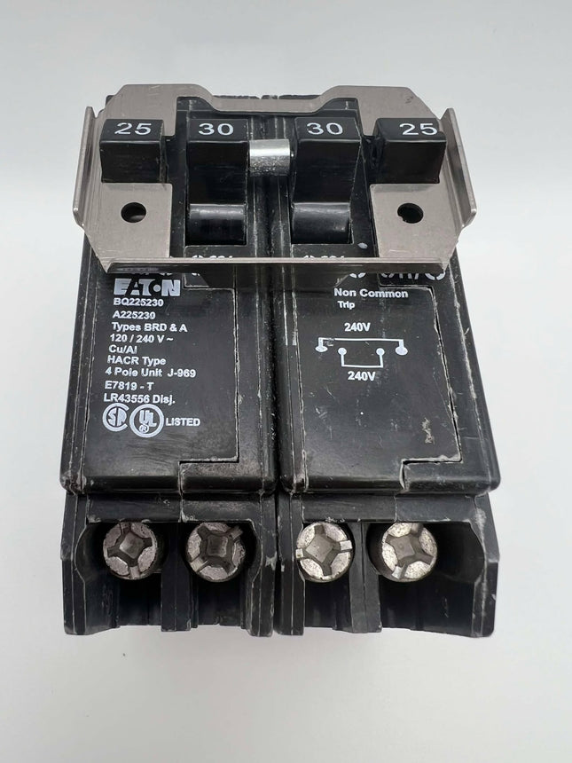 Eaton BQ225230 - 25/30 Amp Quadplex Circuit Breaker