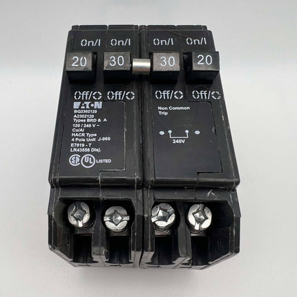 Eaton BQ2302120 - 20/30 Amp Quad Circuit Breaker