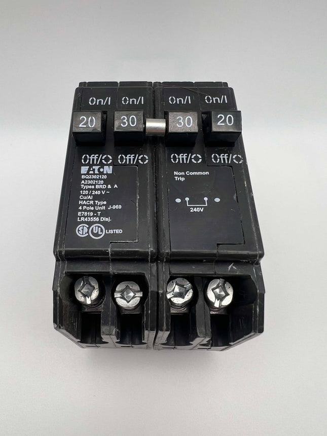 Eaton BQ2302120 - 20/30 Amp Quad Circuit Breaker