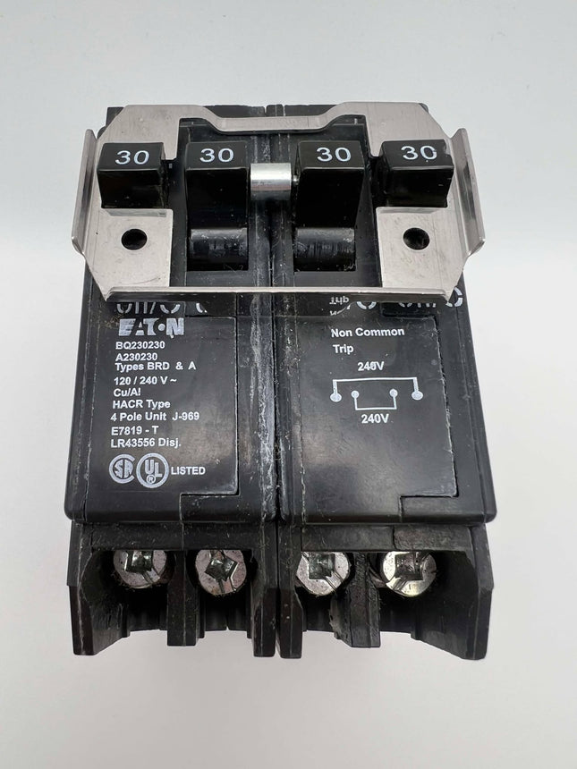 Eaton BQ230230 - 2 Pole Tandem Circuit Breaker