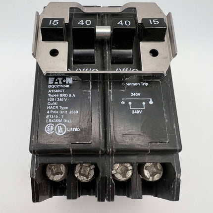 Eaton BQC215240 - 15/40 Amp Quadplex Circuit Breaker