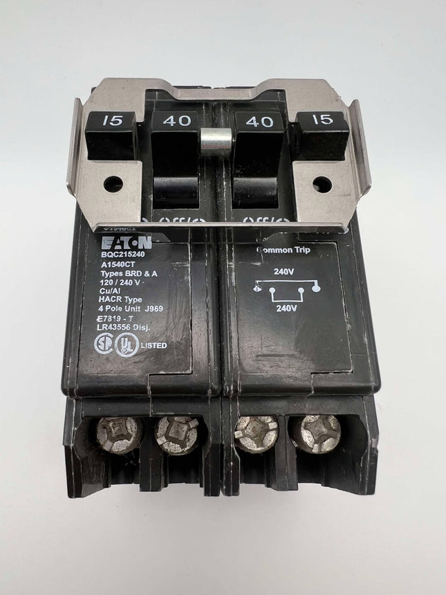 Eaton BQC215240 - 15/40 Amp Quadplex Circuit Breaker