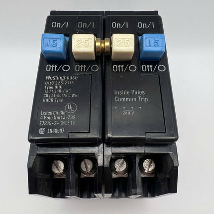 Eaton BQC2252115 - 15/25 Amp Quad Circuit Breaker