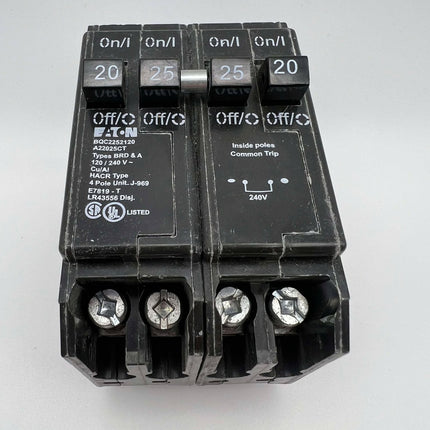 Eaton BQC2252120 - 20/25 Amp Quad Circuit Breaker