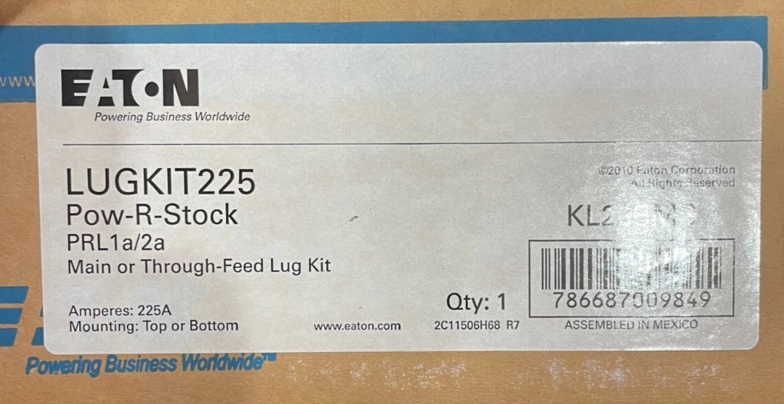 Eaton 225 Amp Top or Bottom Mount Lug Kit