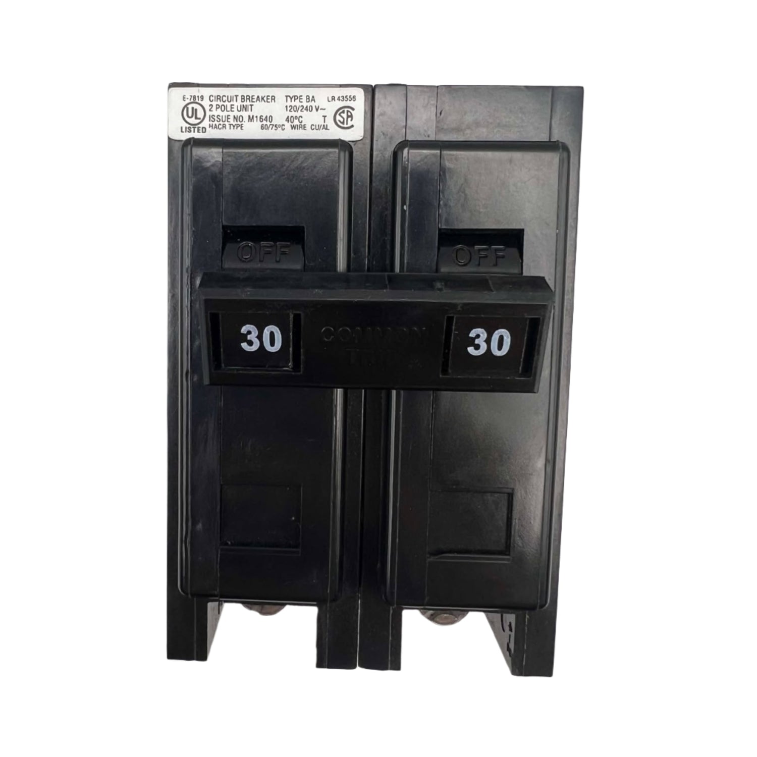 Eaton BAB 30 Amp Bolt-On Circuit Breaker