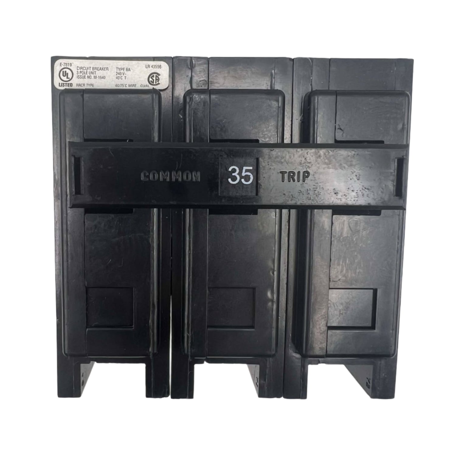 Eaton BAB 35 Amp, 3 Pole Bolt-On Circuit Breaker