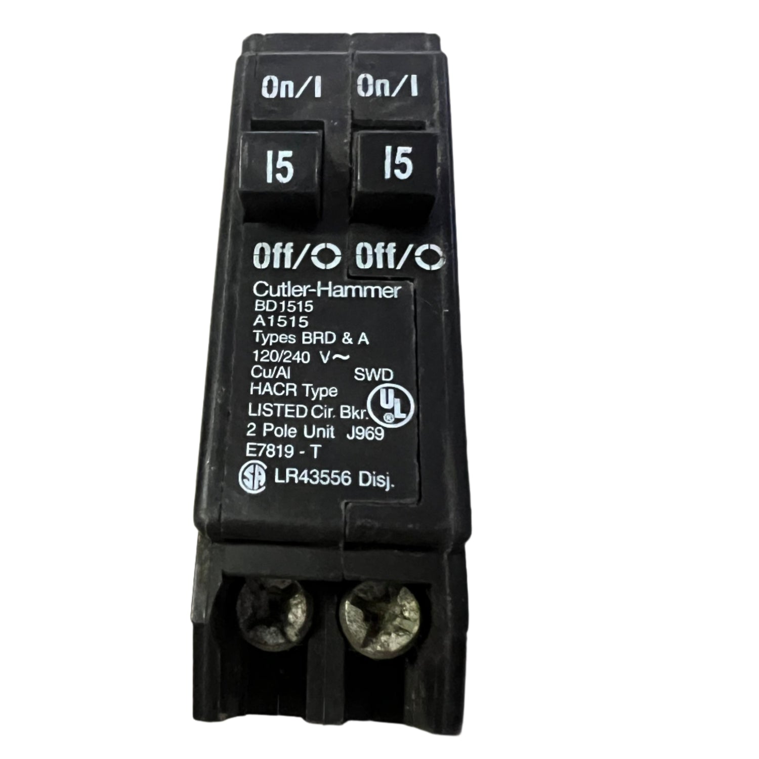 Eaton BD 15 Amp Tandem Circuit Breaker
