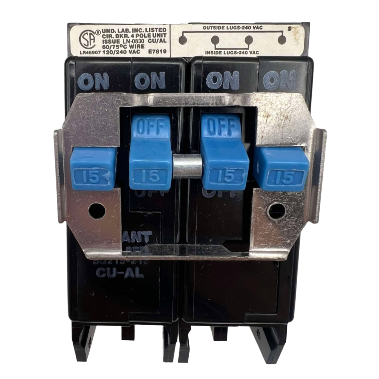 Eaton BQ215215 - 15 Amp Quadplex Circuit Breaker
