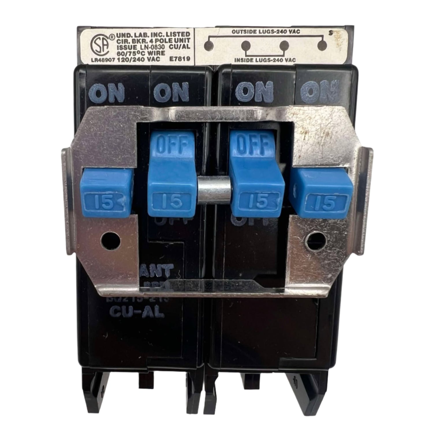 Eaton BQ 15 Amp Quadplex Circuit Breaker
