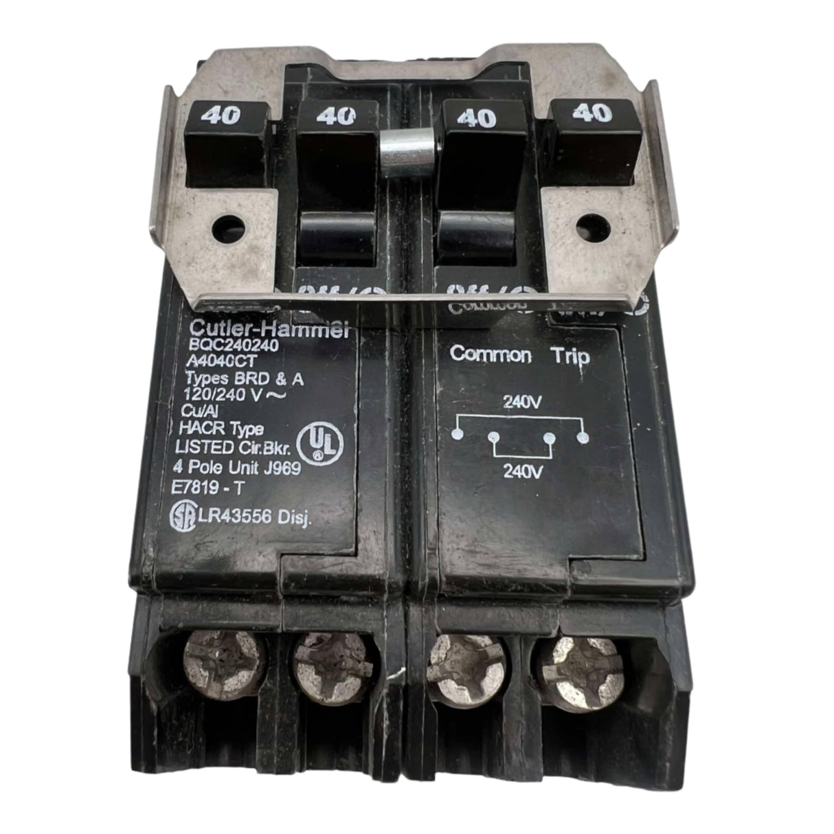 Eaton BQC240240 - 40 Amp Quadplex Circuit Breaker