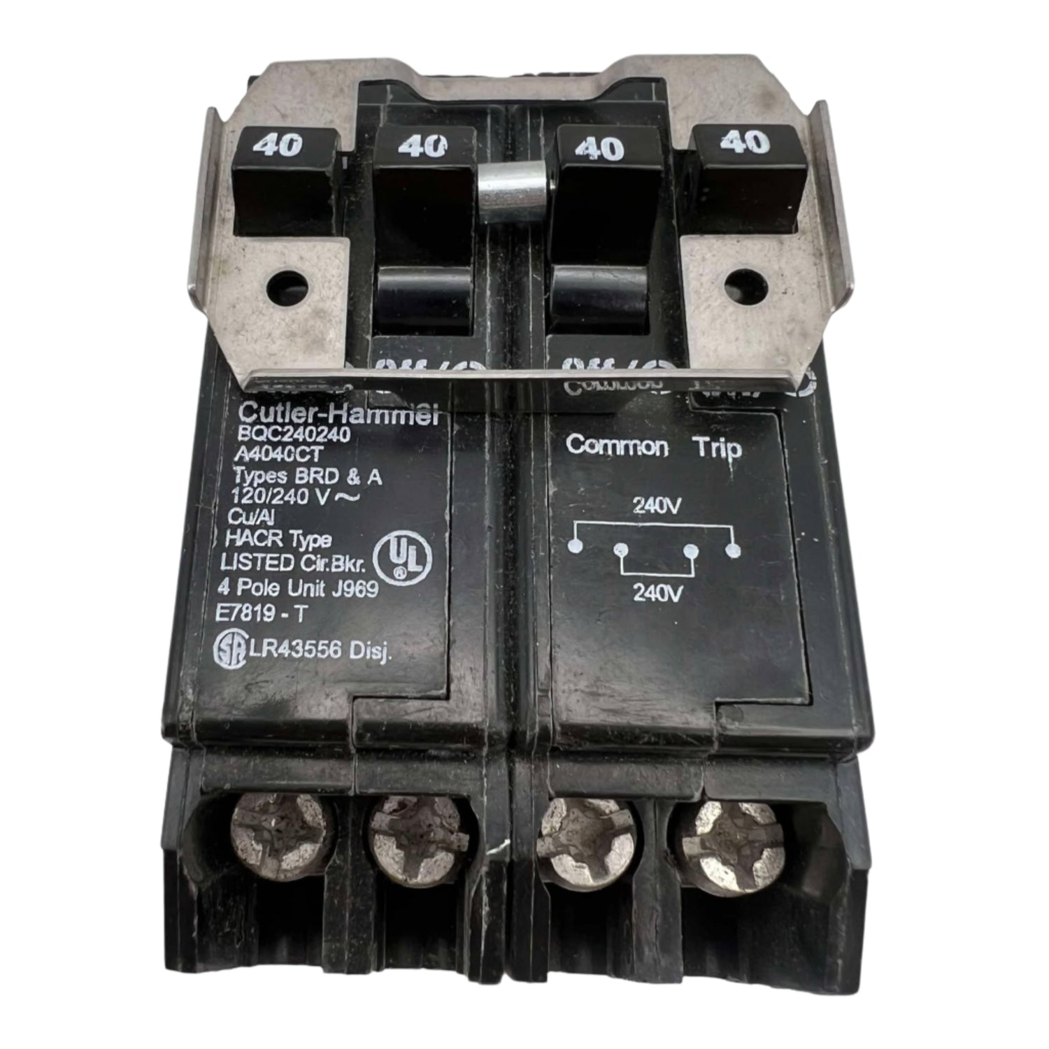 Eaton BQC 40 Amp Quadplex Circuit Breaker