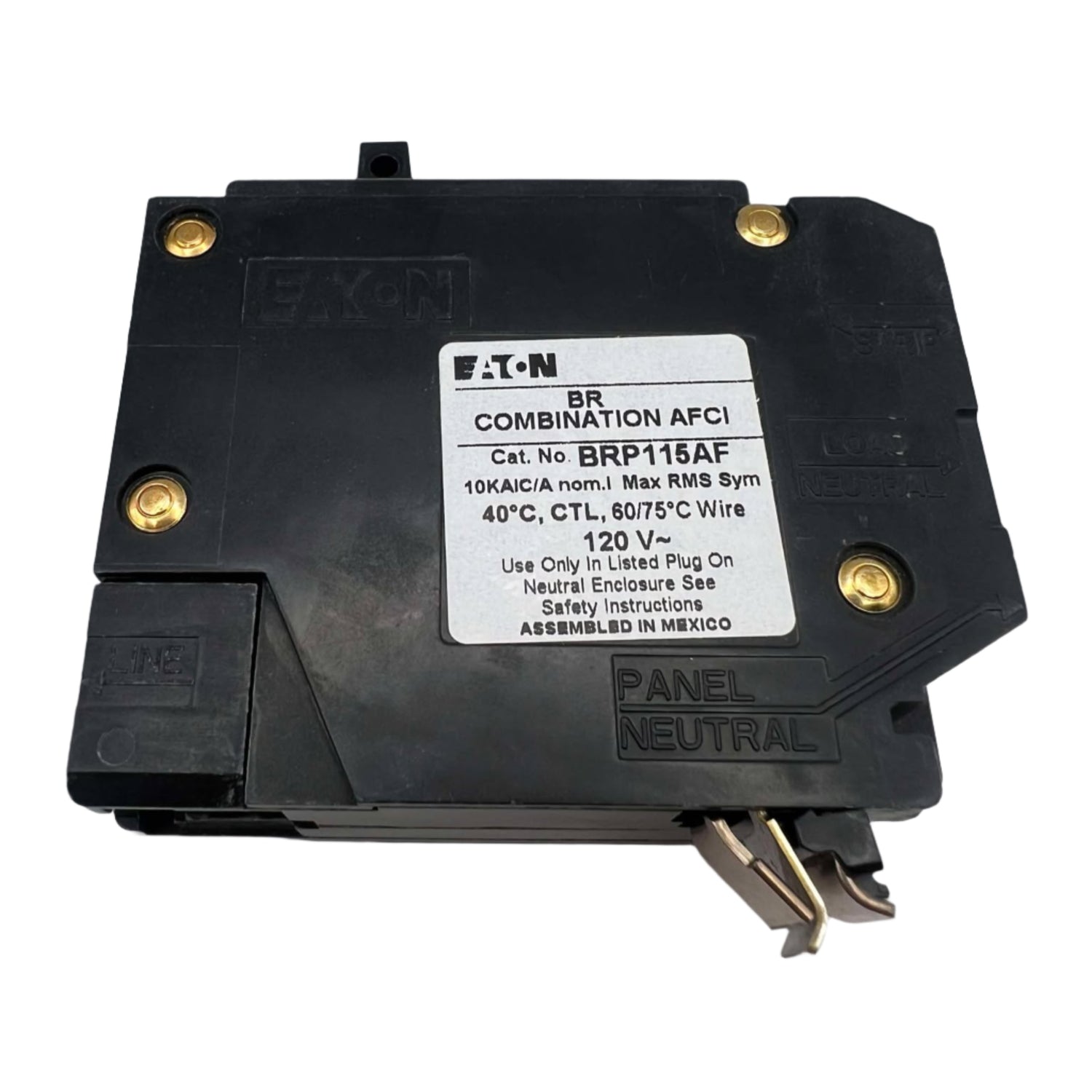 Eaton BRP 15 Amp Combination Arc Fault Circuit Breaker