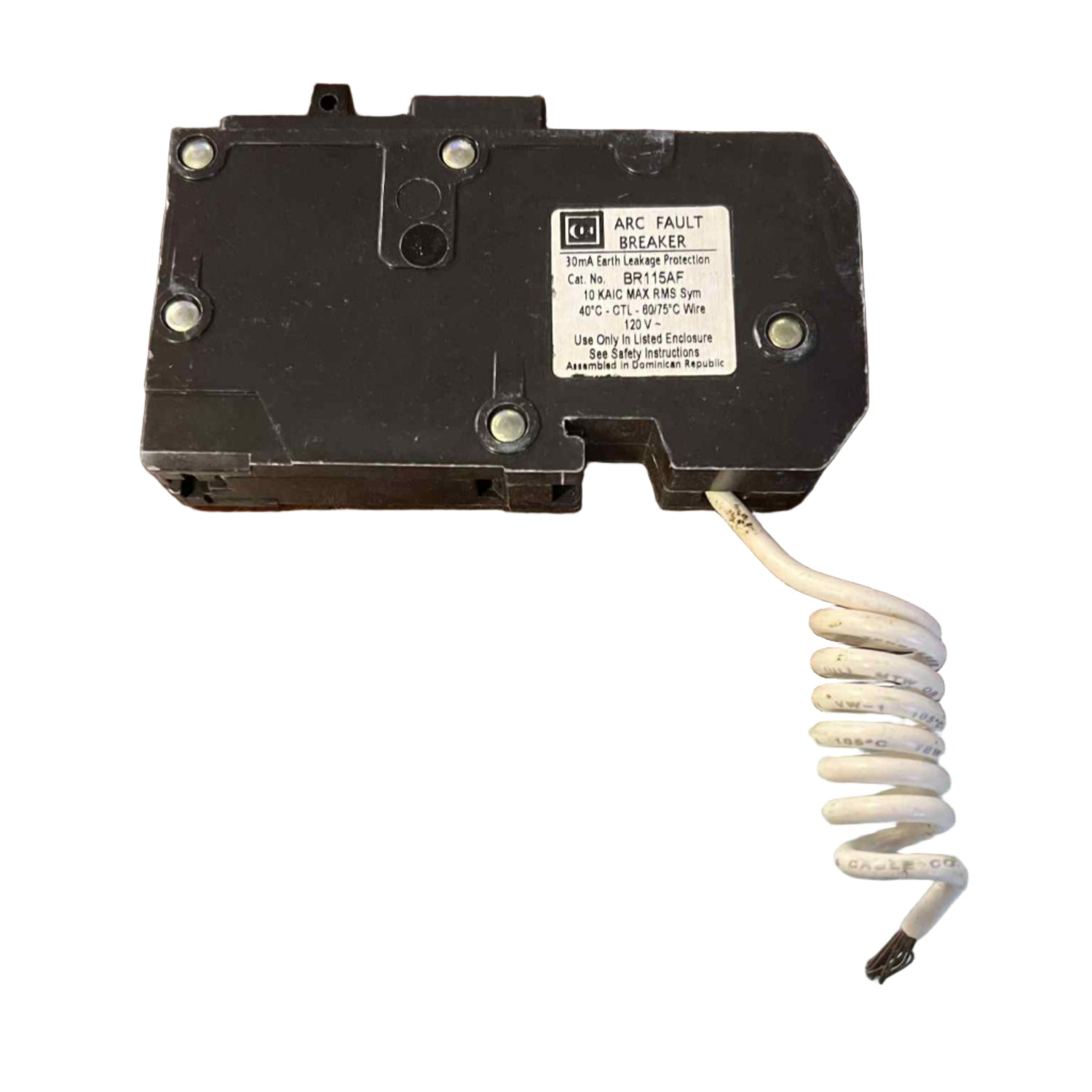 Eaton BR 15 Amp Circuit Breaker with Arc Fault Protection